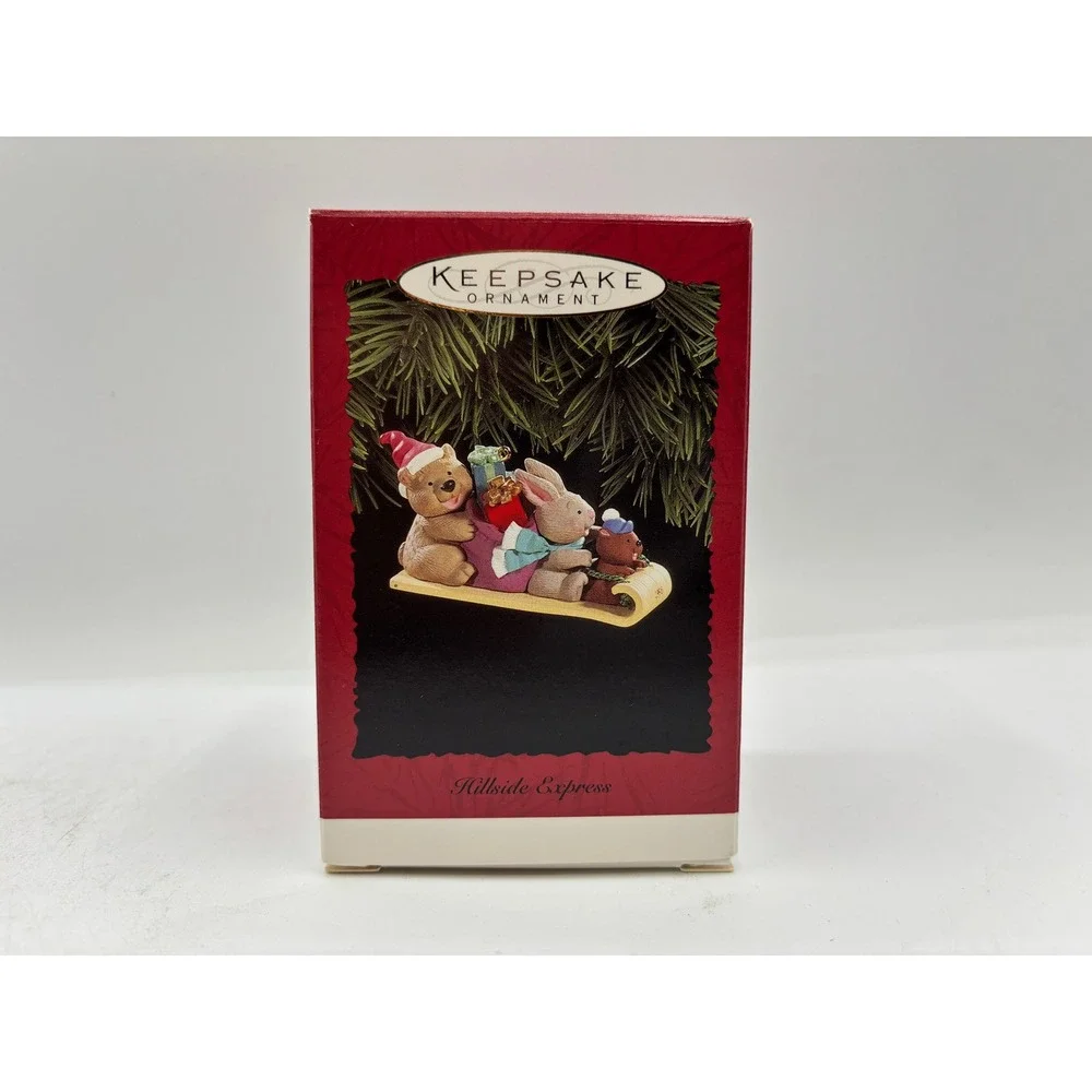 Hallmark Keepsake Dated 1996 Vintage Hillside Express Handcrafted Ornament